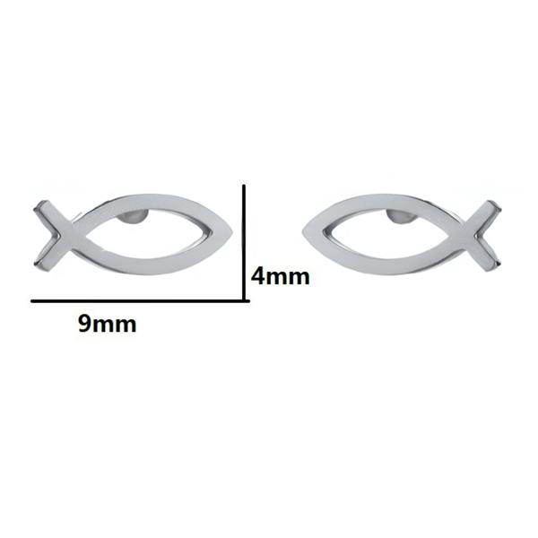 Aye Do Gifts Christian Fish Stud Earrings - Fashion Accessory for Women