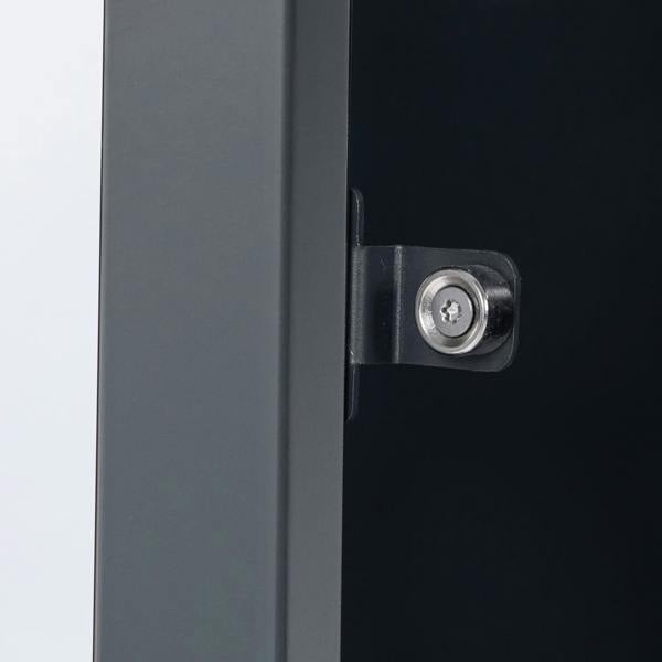 Phoenix Safe Phoenix GB1168ASK Silver Effect Single Wheelie Bin Storage / Bin Store