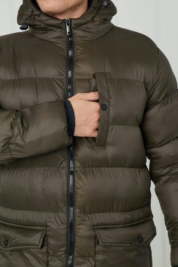 Men’s Longline Puffer Coat