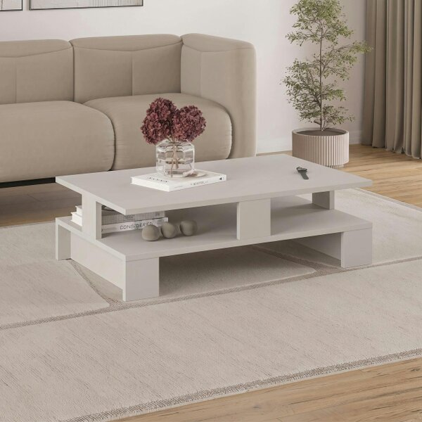 Decortie Mansu Modern Coffee Table Multipurpose  H 27.5cm - Sandstone