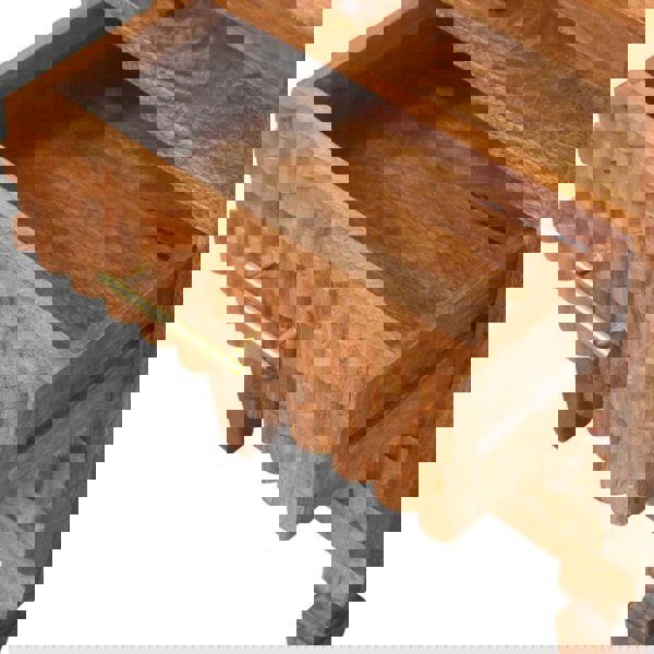 Artisan Furniture Solid Wood Arno Bedside in Golden Teak