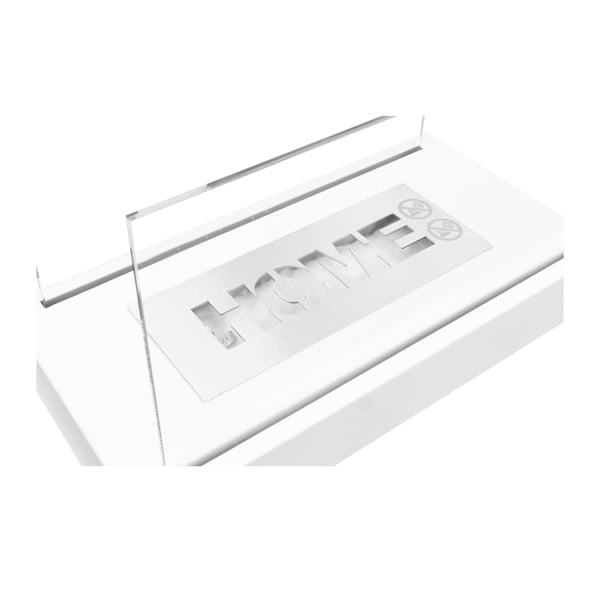 BIOFireplacesGMT Freestanding Bio Fireplace Home White Matt Ventless