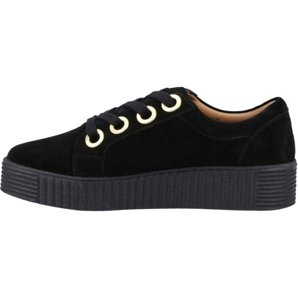Hush Puppies Tamsin Suede Suede Women's Black Trainers