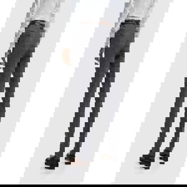 House Of Cavani Thomas - Men’s Navy 3 Piece Wool Blend Tweed Suit