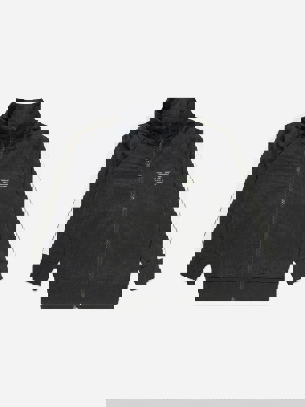 Emporio Armani Boys Logo Track Jacket in Navy