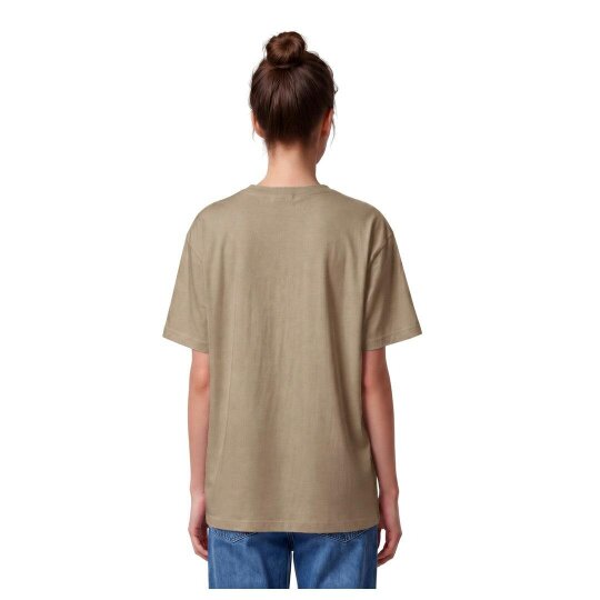 By Lanvin Printed Central Logo Taupe T-Shirt