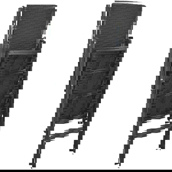 Berkfield 7 Piece Garden Dining Set Black