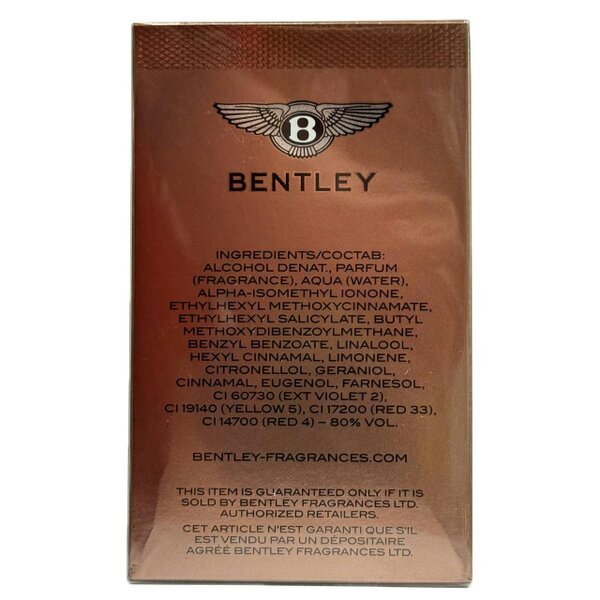 Bentley for Men Intense Eau de Parfum 100ml Spray