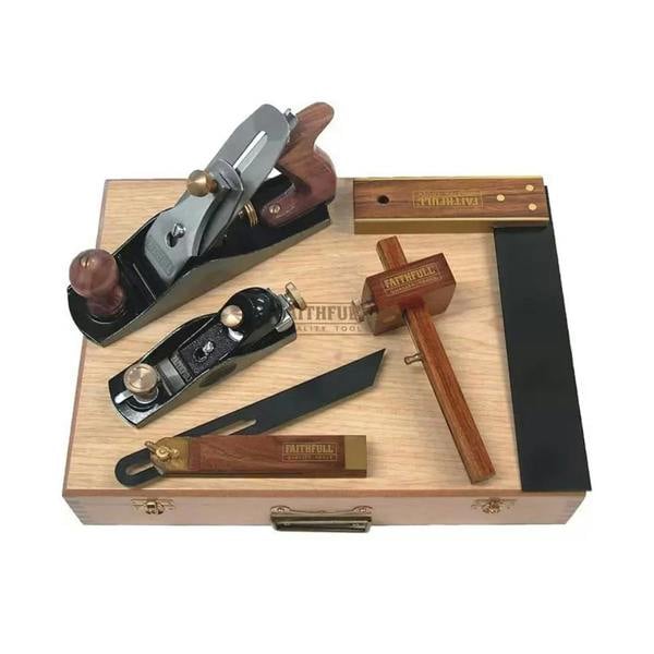 Faithfull Carpenter's Tool Kit, 5 Piece - Multi Colour