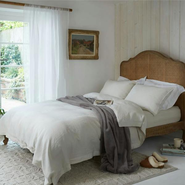 Soak&Sleep Natural French Linen 40cm Deep Fitted Sheets
