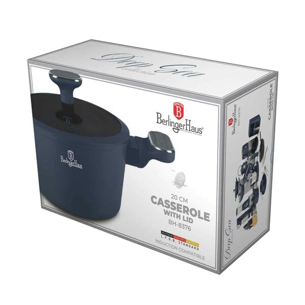 Berlinger Haus BH8376  20 cm Casserole with Lid | Deep Sea