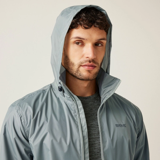 Regatta Mens Lyle IV Waterproof Hooded Jacket - Glacier