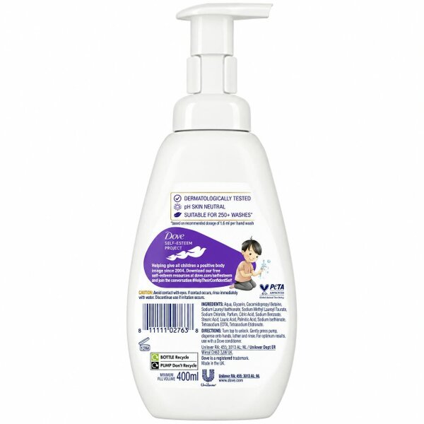 Dove Kids Care Body Wash Berry Smoothie Hypoallergenic Shower Gel 400ml