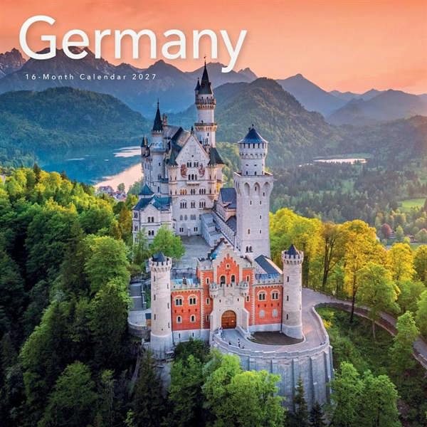 Europe Germany Calendar 2027, Wall Calendars, Month To View, Travel, Gift