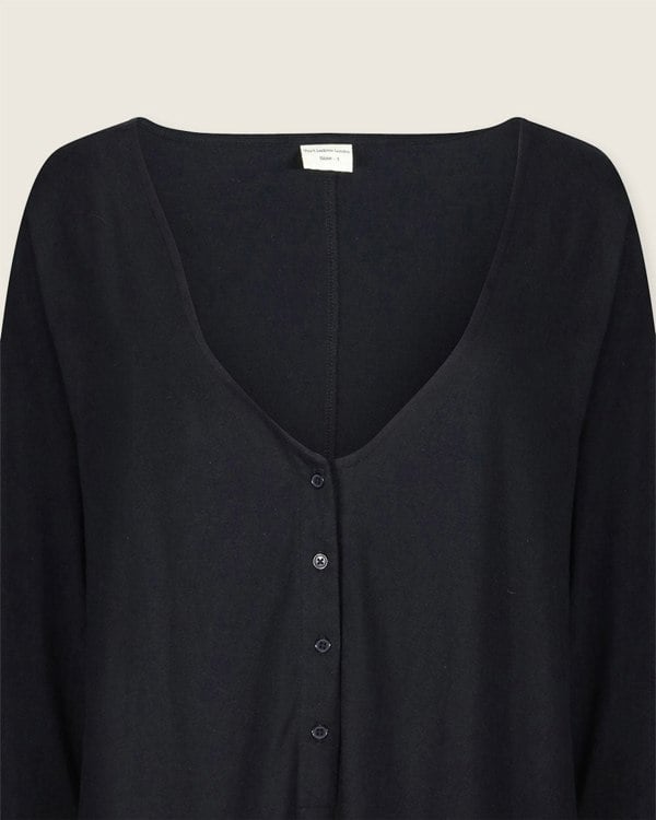 Mai Black V-Neck Jumpsuit- image 6