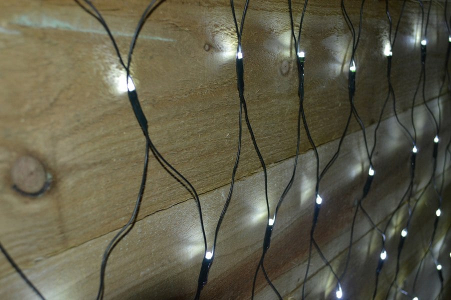 Samuel Alexander Premier 3.5m x 1.2m 360 LED Multi Action Christmas Net Window Light - Cool White