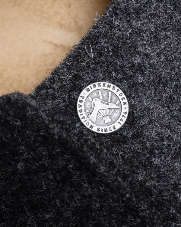 Birkenstock Zermatt Standard Wool Felt Unisex Clogs - Anthracite