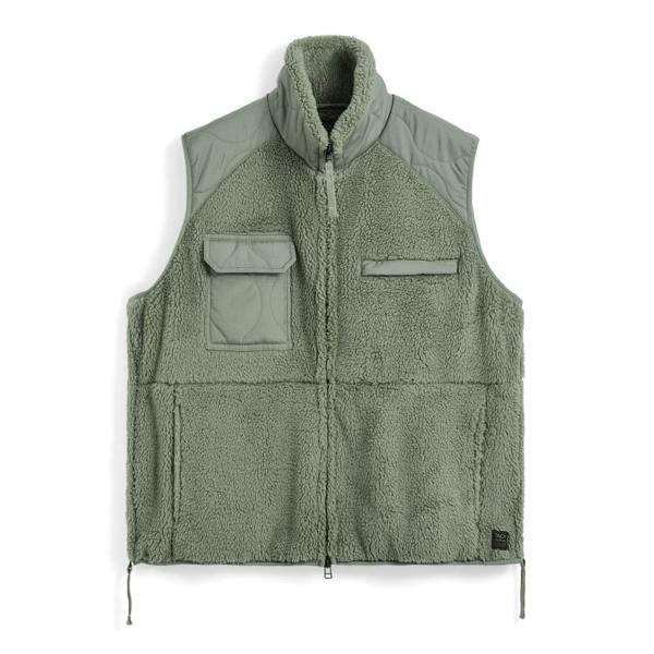 Taion Military Pile Fleece High Neck Vest