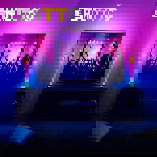 Emitto 2x Smart RGB LED Light Bar Ambient Lamp Color Changing Music TV Backlight