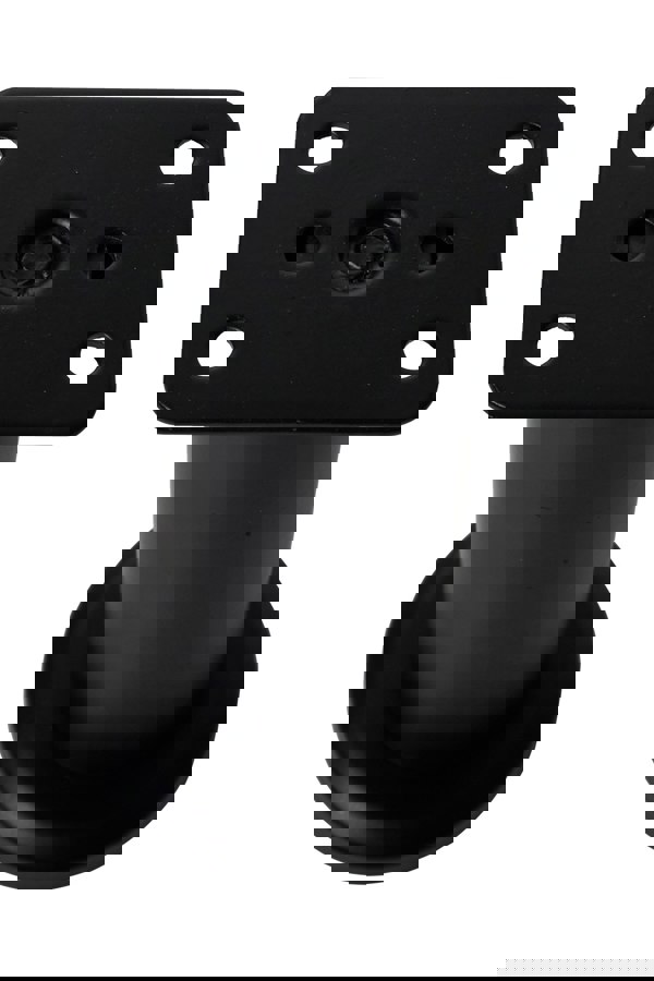 Living and Home 4 Pcs Adjustable Carbon Steel Heavy Duty Furniture Support Legs with Rubber Pads for Cabinet Sofa (12-18cm)