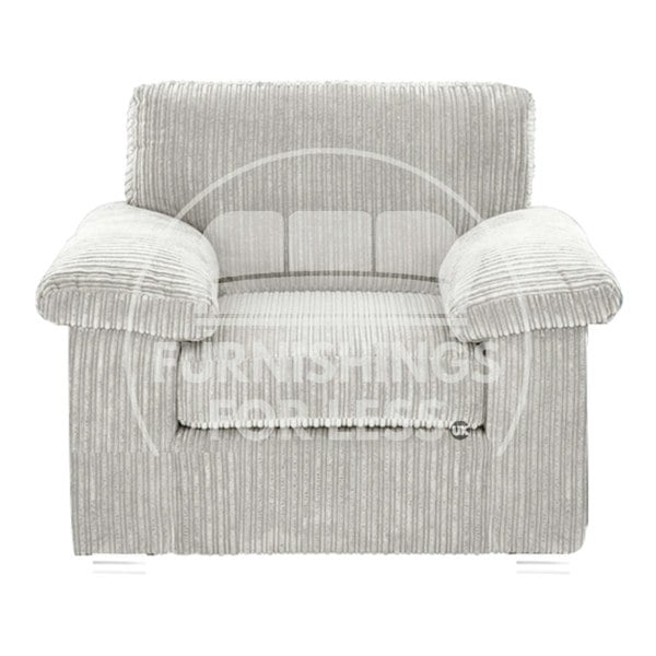 Furnishings For Less Delta Full Jumbo Cord Single Seater Armchair