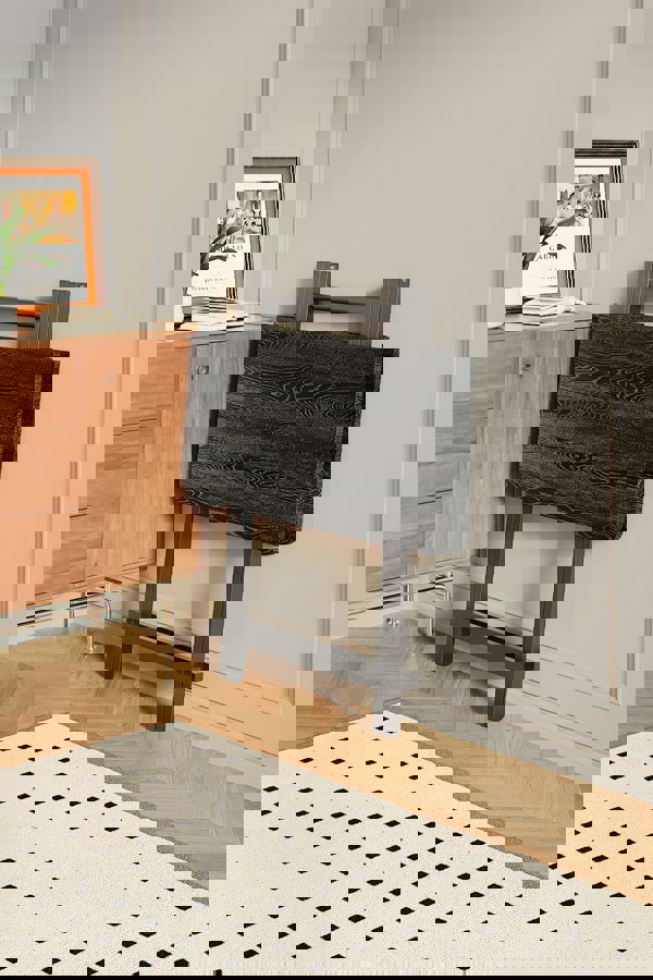 Living and Home 5pcs Folding Table and 4 Chairs Set Indoor Outdoor Bistro Kitchen Dining Set Furniture