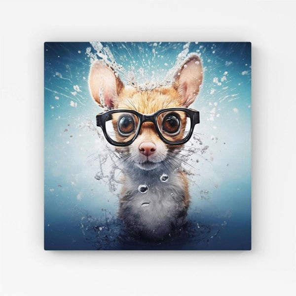 Warren Reed Splashart Doormouse Canvas