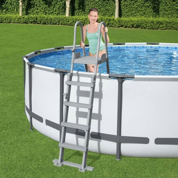 Berkfield Bestway Flowclear 4-Step Safety Pool Ladder 132 cm