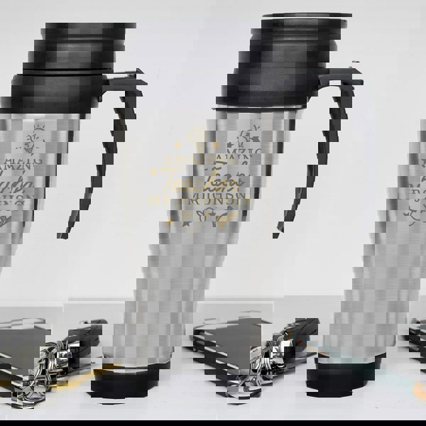 Personalised Memento Company Personalised Amazing Teacher Travel Mug