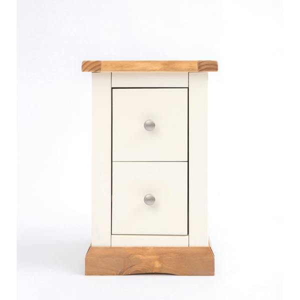 Trevi 2 Drawer Petite Bedside Table