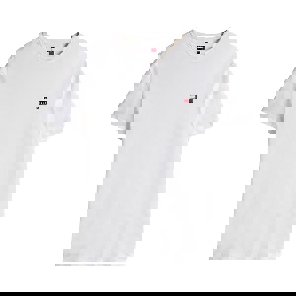 Tommy Hilfiger Tommy Jeans Reg Logo Badge T-Shirt Ecru