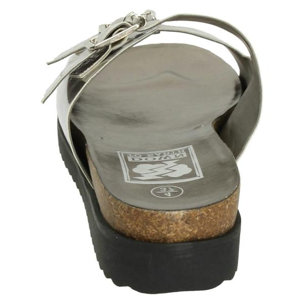 Down to Earth Ladies Down To Earth Flat Casual Sandals F10424