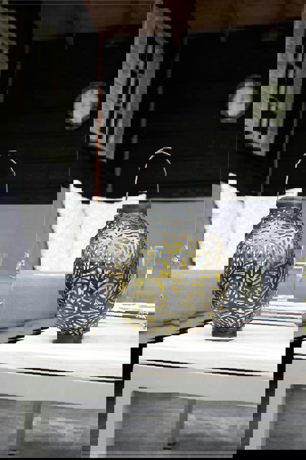 Luxform Solar Samba Table Led Lantern Black/Copper