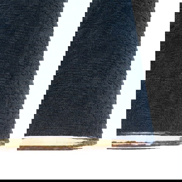 Thick Lined Textured Midnight Blue Velvet Lamp Shade with Satin Inner Image 5