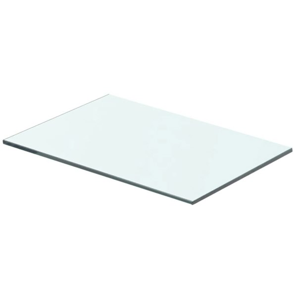 Berkfield Shelf Panel Glass Clear 40x20 cm
