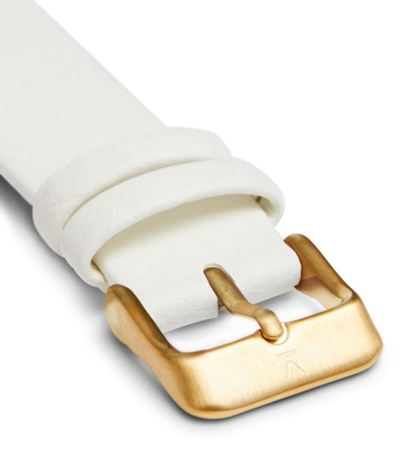 Votch Off white with brushed gold buckle | 18mm