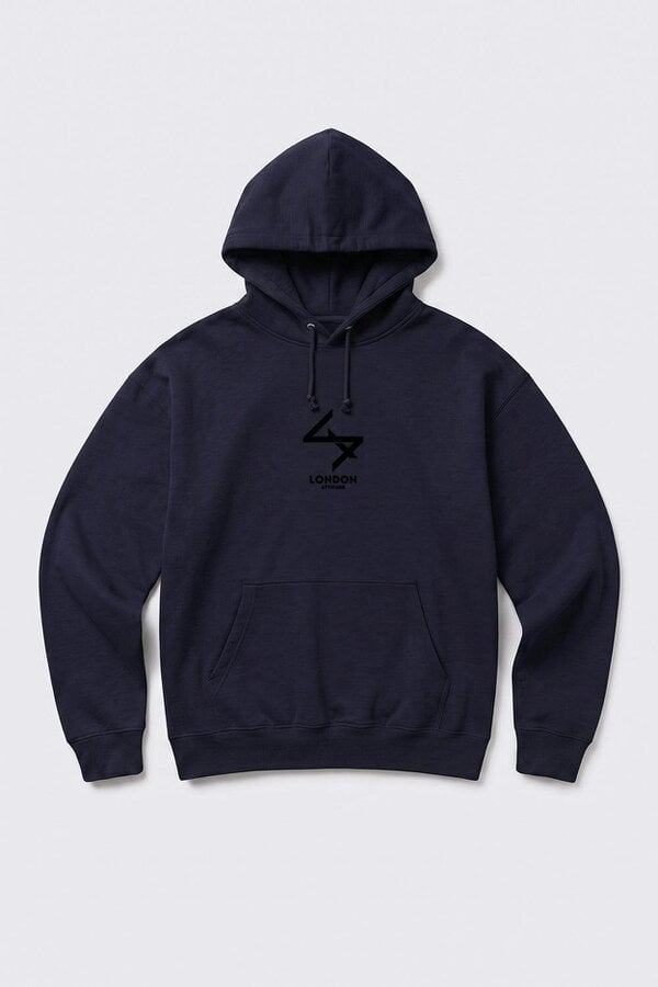 London Attitude Relaxed Fit Japanese Inspired  Graphic Hoodie