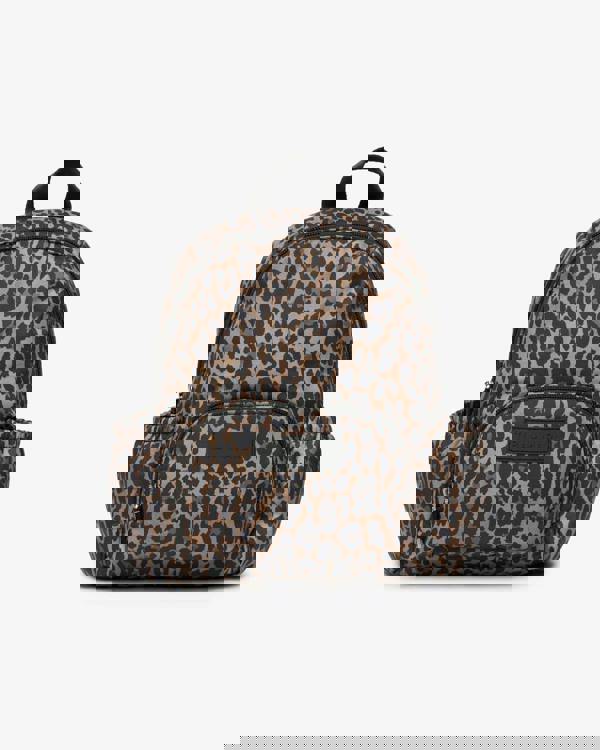 Tiba + Marl Mini Elwood Kids Backpack 2.0 Brown Tonal Leopard Print