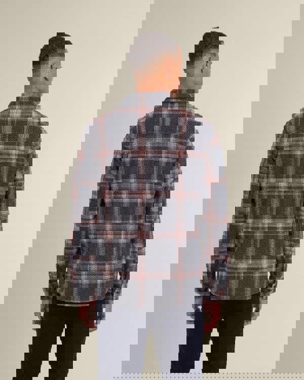 Larsson & Co Skagen - Multi Check Jersey Casual Overshirt