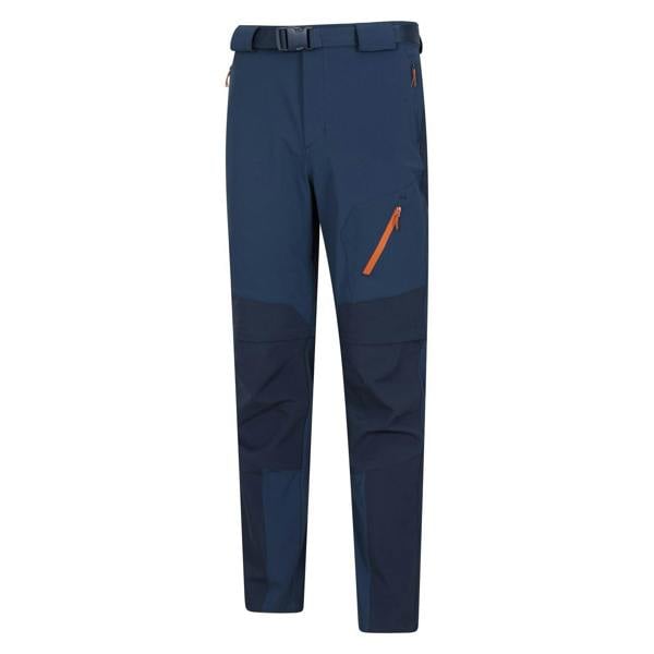 Mountain Warehouse Mens Forest Convertible Hiking Trousers - Navy - 