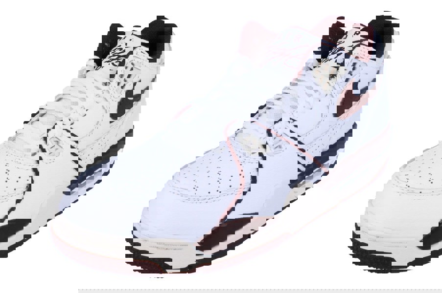 Nike Air Flight 89 Low Mens Trainers Fq8256  100 - White Burgundy Crush Phantom 100 - Photo 0