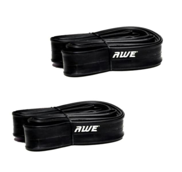Awe 2 x Butyl Rubber 26" x 1.75-2.125 Inner Tube 500%* Extra Ride Time Schrader Valve