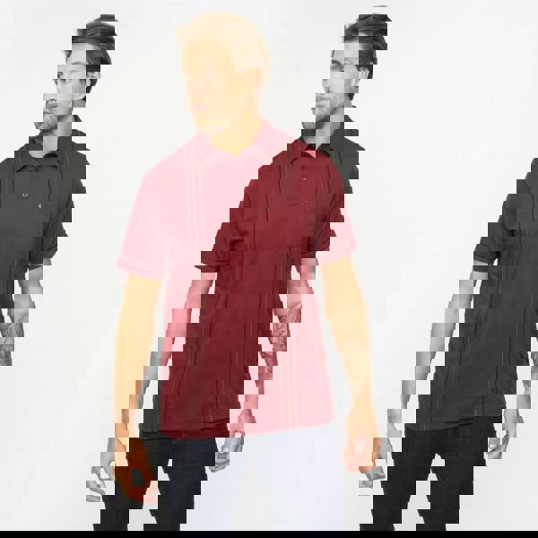 Gabicci G55X01 Short Sleeve Jersey Shirt Gabicci Classic MULBERRY