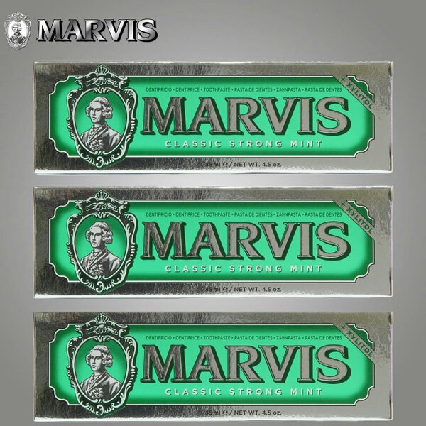 Marvis Classic Strong Mint Toothpaste 85ml x 3