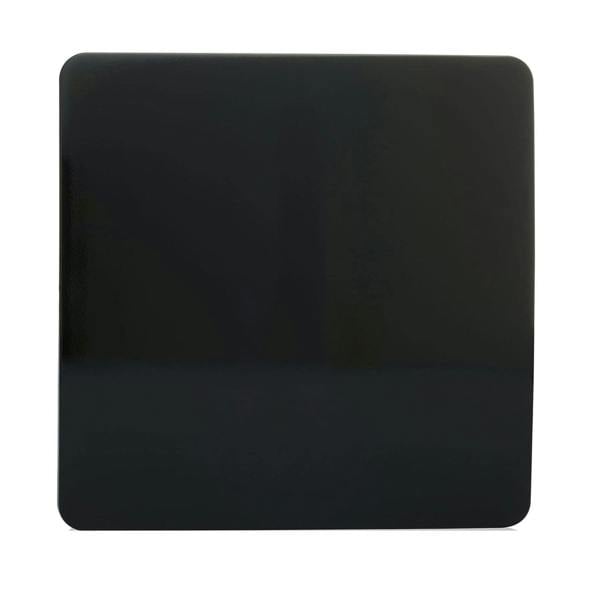 Trendi Switch Single Blanking Plate in Piano Black