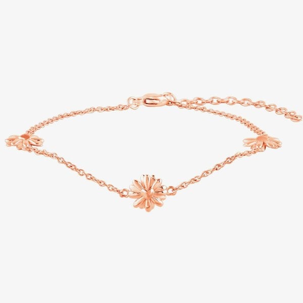 Rosa Lea Triple Daisy Bracelet AM-2THB028307RGP
