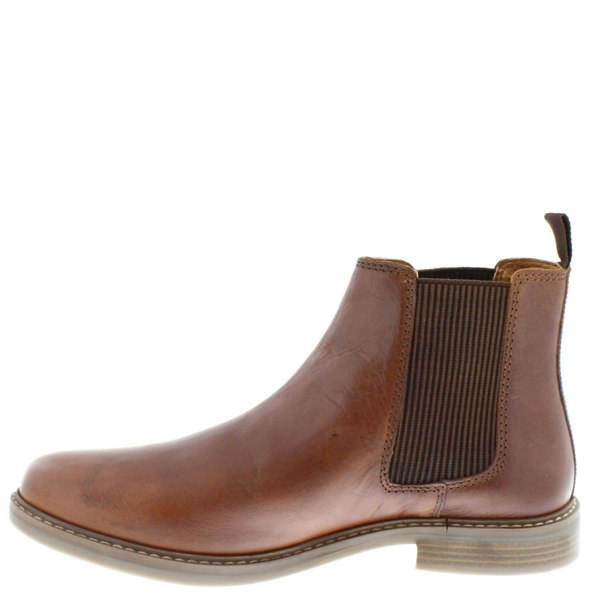 Thomas Crick Red Tape Crick Bamford Leather Mens Pull On Brown Chelsea Boots