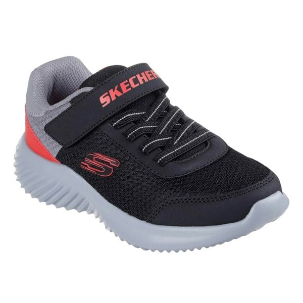 Skechers Boys Bounder Trainers - Black/Red