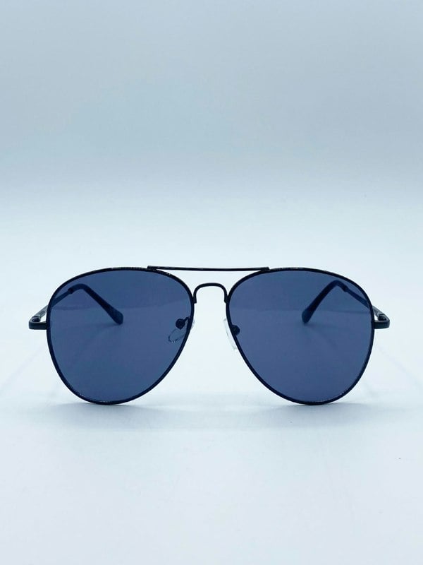 SVNX Black Aviator with Black Lenses