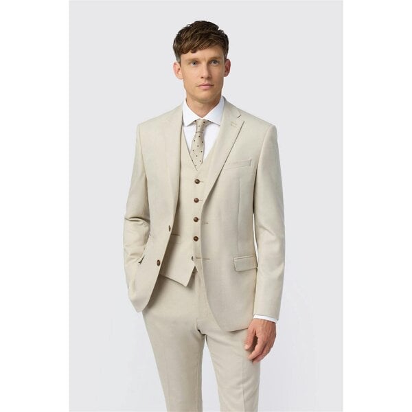 Antique Rogue Slim Fit Blake Ecru Jacket